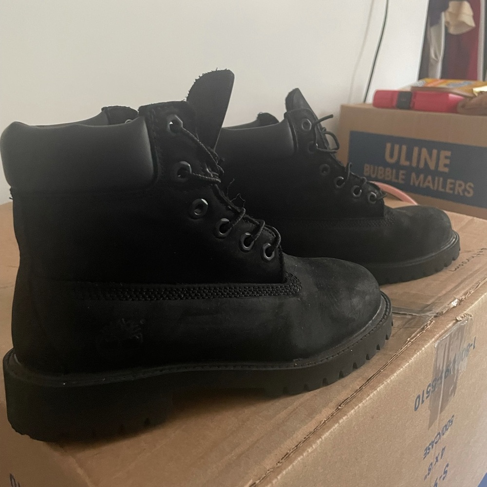 Black Timberland Boots